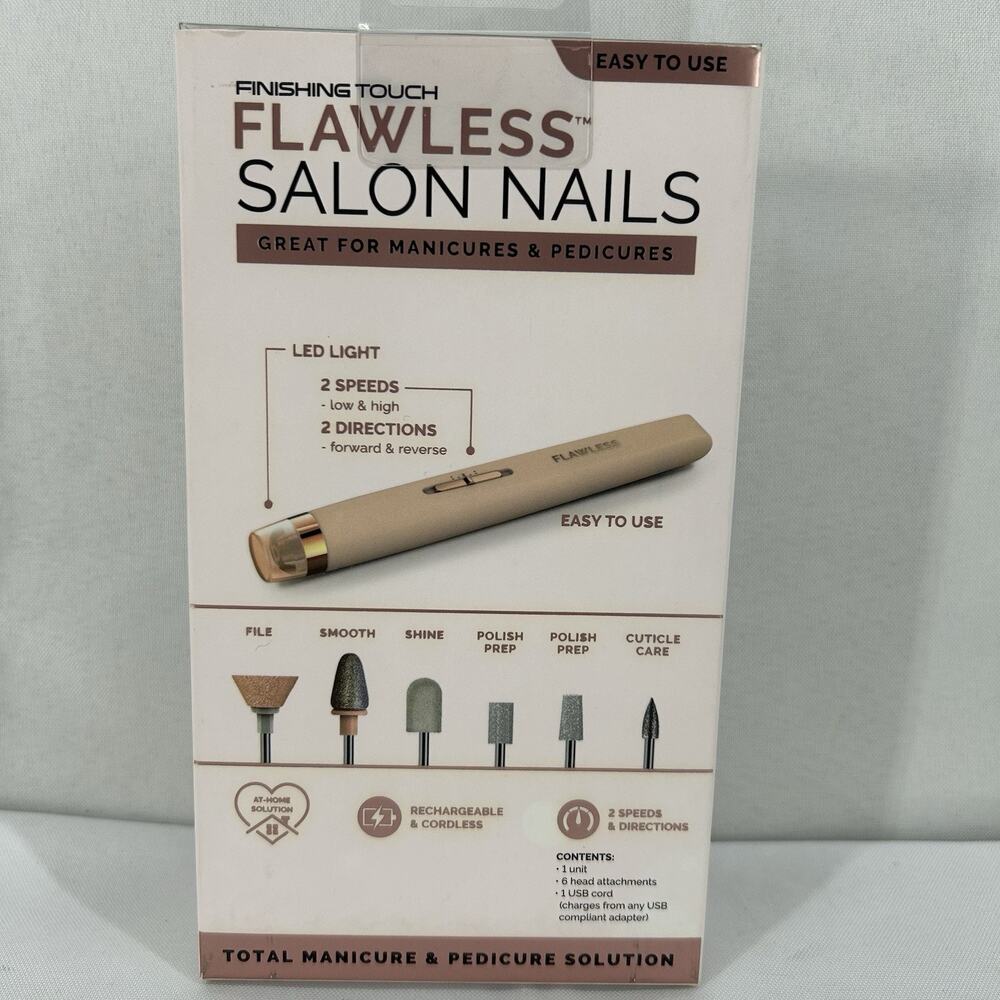 Finishing Touch FLAWLESS SALON NAILS Manicure Pedicure Tool - BRAND NEW - Picture 3 of 5